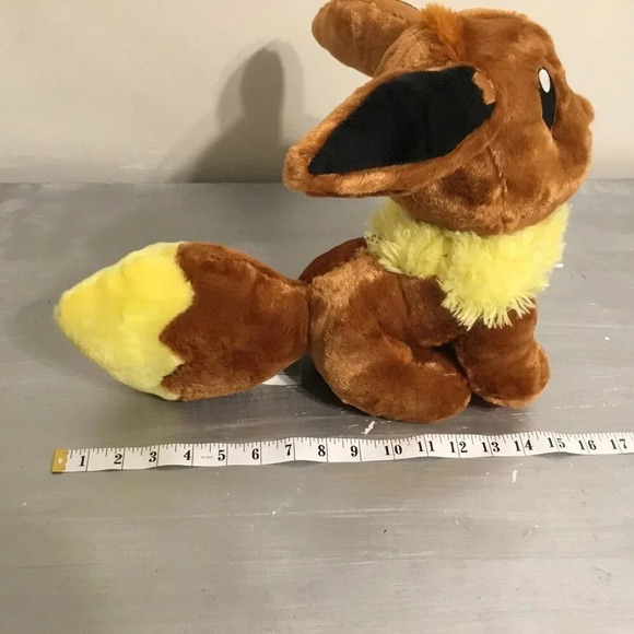 Build A Bear Pokémon Eevee Brown Plush Toy Mammalian Creature Normal Type Genera - Picture 3 of 10